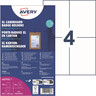 AVERY ZWECKFORM Namensschildertaschen Lanyard 105x148mm braun +52Schil, 50St/Pck