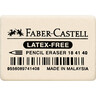 FABER-CASTELL Radierer 184140 Kautschuk weiß