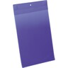 DURABLE Magnettasche 174707 A4 hoch dunkelblau, 10St/Pck