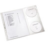 LEITZ Dokumentenhülle 47613003 DIN A4 CD Klappe PP tr, 5St/Pck
