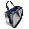 SIGEL Desk Sharing Bag Bicolor M grau/d´blau recycelter PET Filz 360x280x150mm