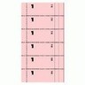 AVERY ZWECKFORM Bonbuch 105x198, 300 Bons rosa