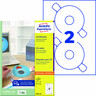 AVERY ZWECKFORM CD/DVD Etikett L6015-25 matt weiß, 50St/Pck