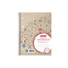 Collegblock DIN A5 kariert Rand links Recycling, 80Bl/Pck