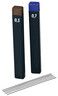 ECOBRA Mine Super-Hi-Polymer 0,9mm schwarz Härtegrad B, 15St/Pck