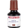 EDDING Nachfülltusche T25 4-T25007 30ml geruchsarme Tusche braun