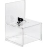 SIGEL Aktionsbox VA151 m. Schloss Acryl 150x212x150mm glasklar