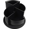 HELIT Multiköcher Linear H6390595 drehbar 4Fächer schwarz