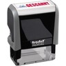 TRODAT Textstempel Printy 4912 GESCANNT 47x10mm Druck blau/rt