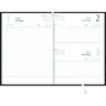 ZETTLER Buchkalender A5 2027 145x210mm 1T/1S 872-0020 schwarz