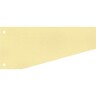 Trapez- Trennstreifen gel. 240x105/60mm gelb, 100St/Pck
