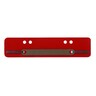 PRO/OFFICE Heftstreifen 34x150mm rot PP Metalldeckleiste, 25St/Pck