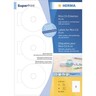 HERMA Etiketten 8619, 78mm Mini CD SuperPrint, 10Blatt, 60St/Pck
