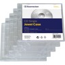 SOENNECKEN CD/DVD Jewel Case 4712 Kunststoff transparent, 5St/Pck