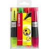 STABILO Textmarker Luminator 2+5mm sortiert Liquid-Ink, 4St/Pck