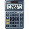 CASIO Tischrechner MS-80E Solar/Batterie, 8stellig, silber