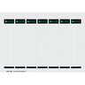 LEITZ Einsteckrückenschild 16810085 kurz/schmal Karton gr, 175St/Pck