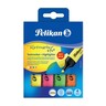 PELIKAN Textmarker 490 2-5mm Keilspitze sortiert, 4St/Pck
