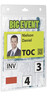 DURABLE Namensschilder Kunststoff 105x148mm transp 8526-19, 20St/Pck