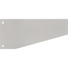 Trapez- Trennstreifen gel. 240x105/60mm grau, 100St/Pck