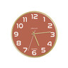 UNILUX Wanduhr Baltic 31cm rund analog, buche-rosa