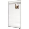 MAGNETOPLAN Trennwand Magnetleiste 100x180x35cm 1tlg. transparent Acryl