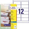 AVERY ZWECKFORM Etiketten Adress 99,1x42,3mm Inkjet spezialb. 25Blatt, 300St/Pck