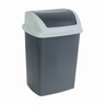 MAUL Abfalleimer 33x59x27cm 24L Schwingdeckel Kuststoff dunkelgrau