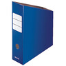 LEITZ Stehsammler 24260035 DIN A4 76mm Feinwellpappe RC blau