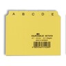 DURABLE Leitkartenregister 367004 DIN A7 quer A-Z Kunststoff gelb