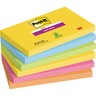 POST-IT Haftnotiz Super Sticky 127x76mm Carnival, sort, 6St/Pck