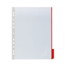 DURABLE Sichttafel FUNCTION panel 560703 DIN A4 Hartfolie rot