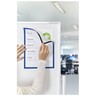 MAGNETOPLAN Magnetrahmen magnetofix DIN A4 blau PVC, 5St/Pck