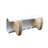 UNILUX Kleiderhaken Aurora 23,5x8,5cm 2 Kleiderhaken weiß/Buche