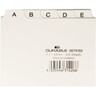 DURABLE Leitkartenregister 367002 DIN A7 quer A-Z Kunststoff weiß