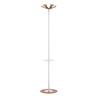 UNILUX Garderobenständer Aurora 168cm 6Haken Stahl/Holz weiß/rot