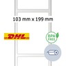 HERMA Thermoetiketten (DHL Versand) 103x199mm, 4.800St/Pck