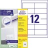 AVERY ZWECKFORM Etiketten 3659-200 97x42,3mm weiß, 2.640St/Pck