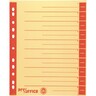 PRO/OFFICE Trennblatt A4 RC chamois/rot, 100St/Pck