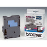 BROTHER P-touch Schriftbandkassette TX241 laminiert 18mm:15,4m sw auf ws