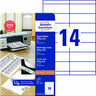 AVERY ZWECKFORM Regalschilder A4 C32258-25 105x38mm, 350St/Pck