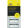 AVERY ZWECKFORM Inventaretikett 6905 PES 50x20mm si/sw, 50St/Pck