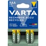 VARTA Batterie Akku Recycled 56813101404 AAA NIMH 800mAh, 4St/Pck