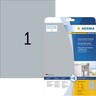 HERMA Typenschildetikett 42242 10x297mm silber, 25St/Pck