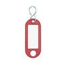 WEDO Schlüsselanhänger mit S-Haken rot, 100St/Pck