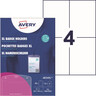 AVERY ZWECKFORM Namensschildertaschen Lanyard 105x148mm A4 +52Schilder, 50St/Pck