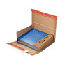 COLOMPAC Versandkarton Ordner braun f.A4 320x290x35-80mm Selbstklebeverschluss