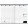 BRUNNEN Buchkalender 2026 A4 210x297mm 1W/2S 1078160906 schwarz