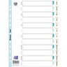 ELBA Register divide 400013900 Jan.-Dez. DIN A4 12Blatt PP weiß