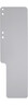 EXACOMPTA Aktenschwanz 100x318mm, 320g/qm², grau, 100St/Pck